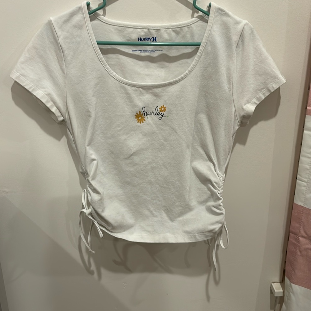 Hurley white top